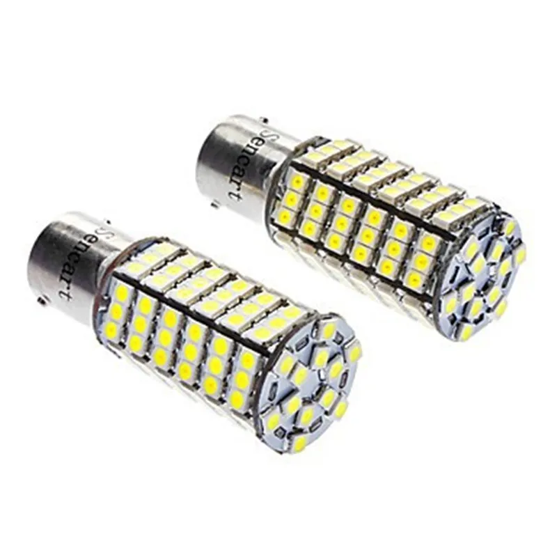 

Бесплатная доставка 2 шт. 1156/BA15S P21W 7W 6000-6500K 480LM 120x3528SMD светодиодная белая светильник Па