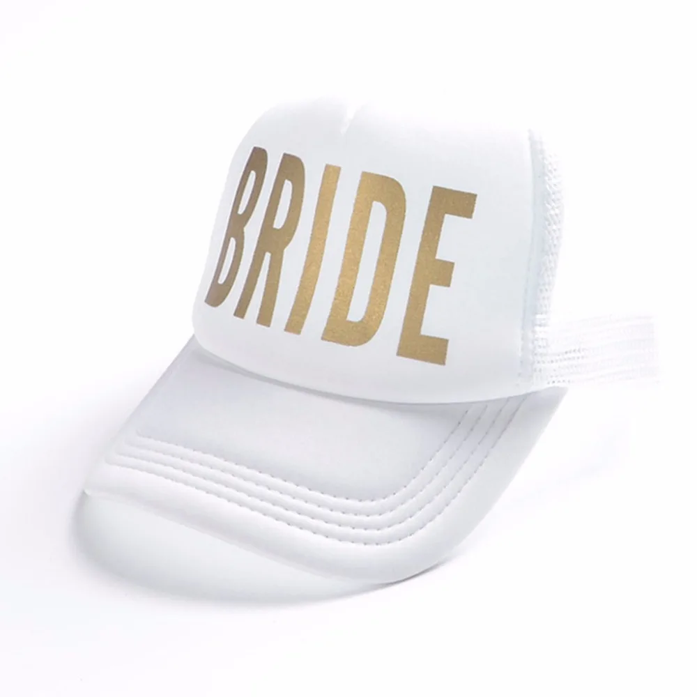 Команда надпись «Bride Tribe» Snapback Кепка-тракер Кепка с сеточкой и золотыми буквами с принтом стрелы, Свадебная вечеринка Бейсбол Кепки клуб подарок