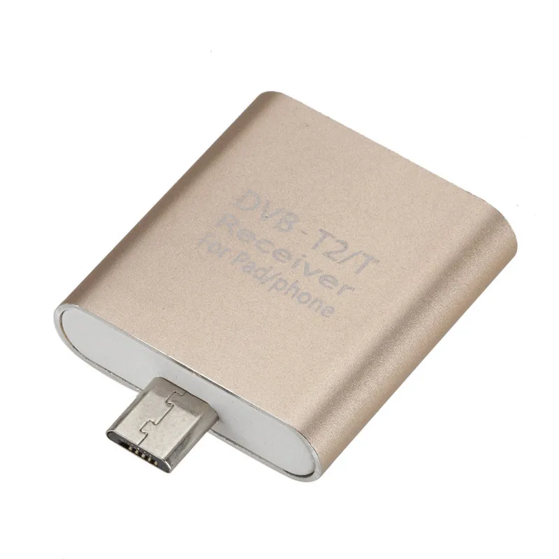 Новинка 2018 HD цифровое телевидение DOGNLE микро USB DVB T T2 TV приемник stick с антенной для