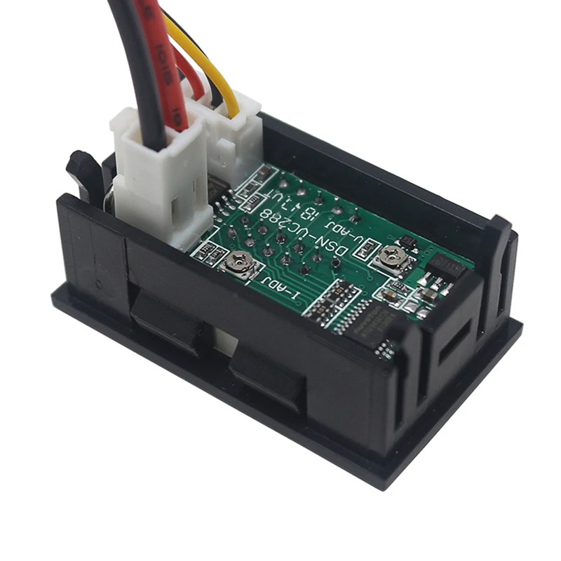 2 в 1 DC Вольтметр двойной дисплей измеритель 0 28 "DC 100V/50A 100A Красный Синий цифровой