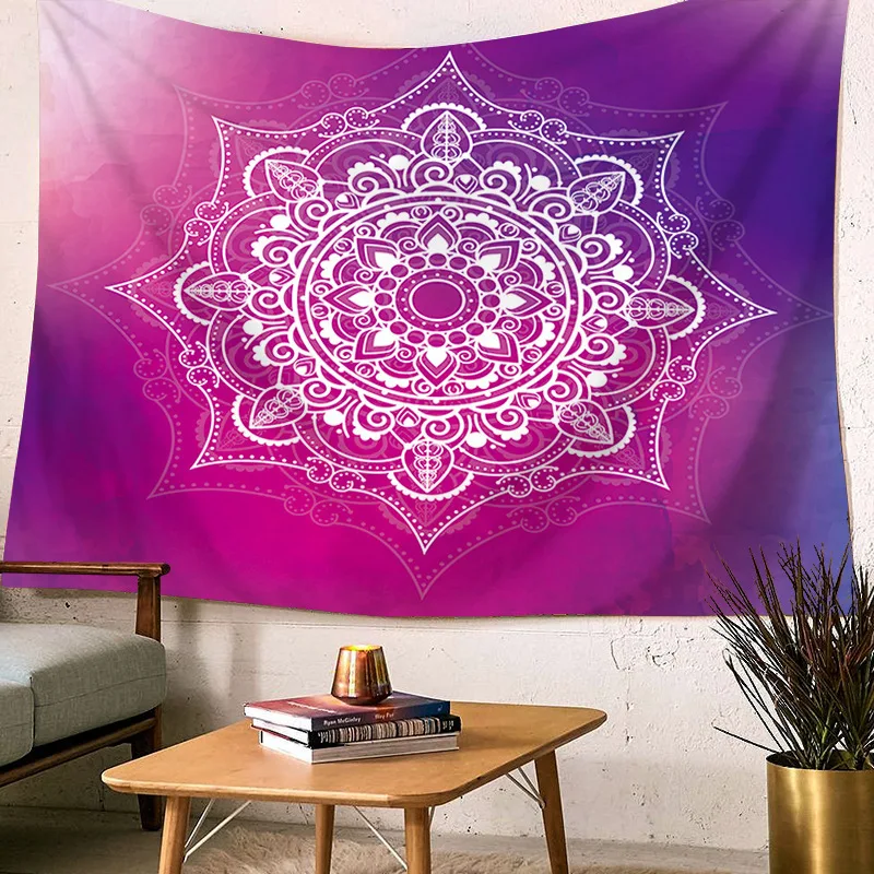 Psychedelic Радуга гобелены узор настенный гобелен домашний декор украшения спальни