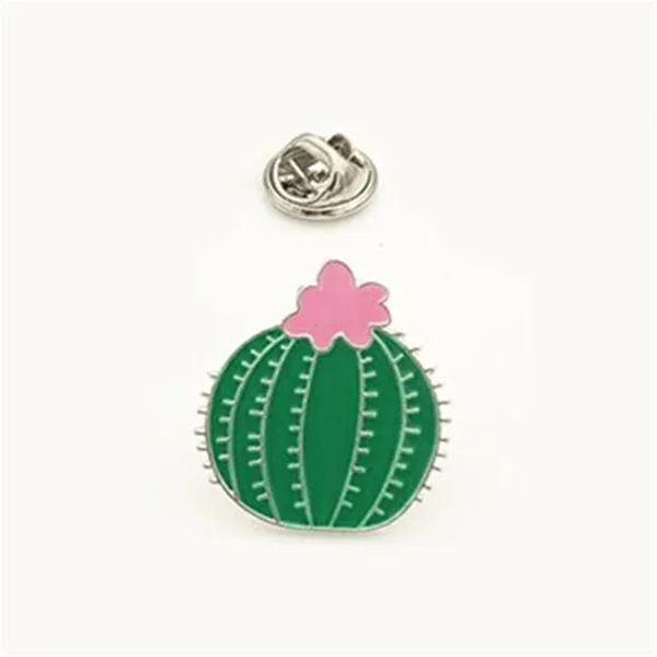 Единорог Радуга Cactus металла значки на рюкзак для детей Kawaii Костюмы аниме значки значок эмаль Rozet брошь для рубашки - Цвет: TS1483