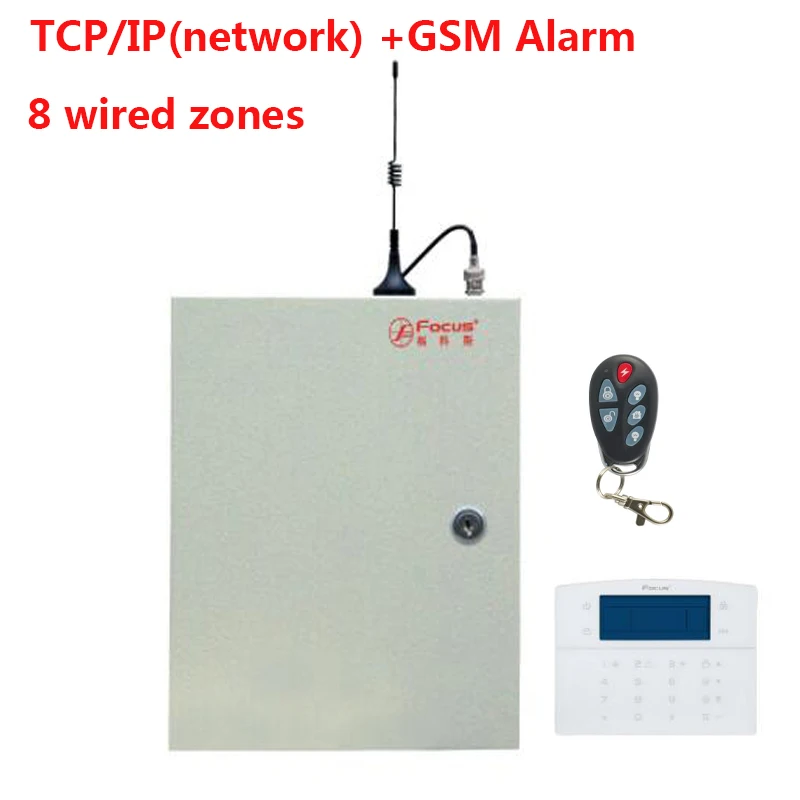 Focus FC 7640/7540 проводная GSM + IP APP система безопасности для дома магазина