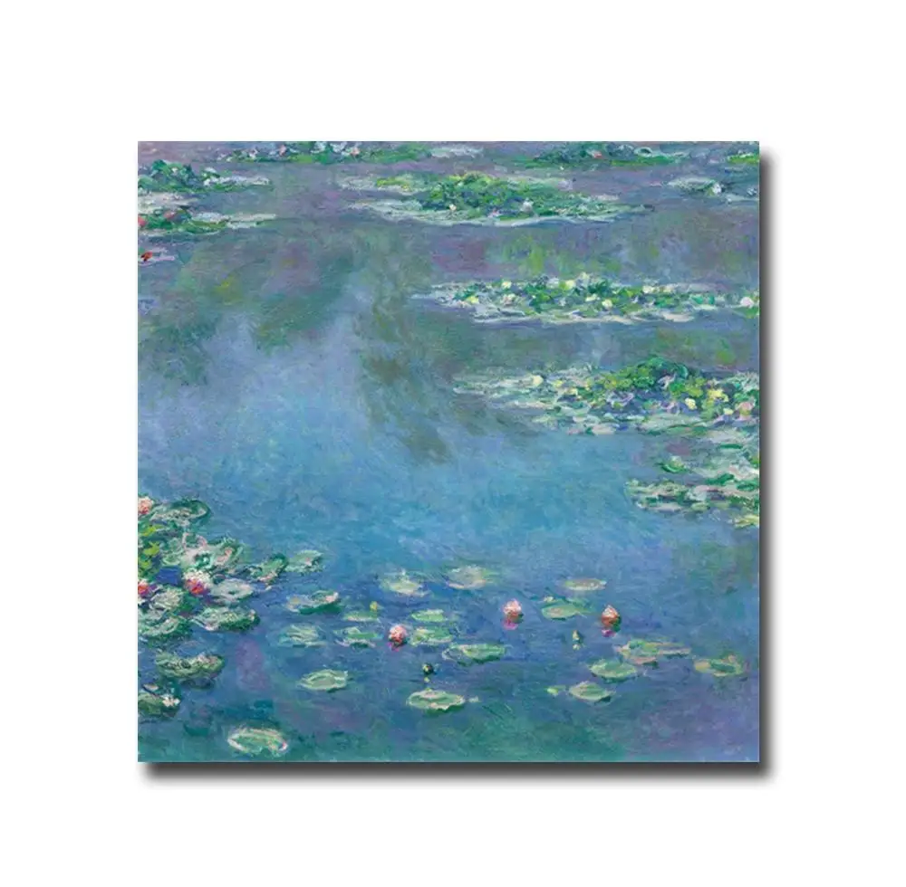 Принты водяной лилии от Monet знаменитая картина маслом декоративные картины
