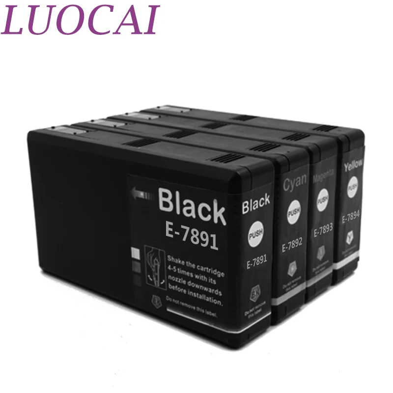 Совместимый чернильный картридж LuoCai для Epson T7891 T7894 WorkForce Pro WF 5110DW 5190DW 5620DWF