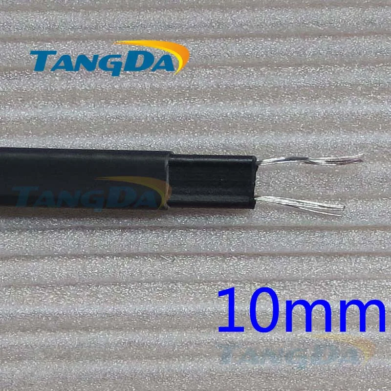 10mm anti flaming Незамерзающий Мороз нагревательный кабель для защиты от замерзания для водопровода/крыши 230V 8/10/12 мм саморегулирующийся Электрический нагреватель Медный провод 5 м - Цвет: 10mm anti flaming