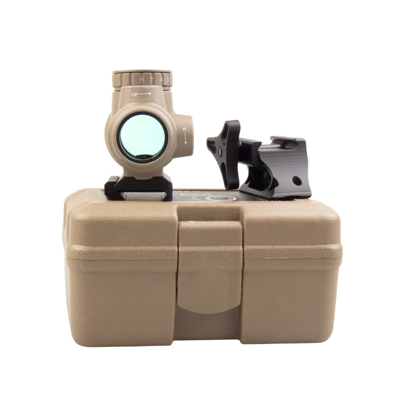 Тактический 1x Airsoft Red Dot лазерный прицел 20 мм рейку коллиматор база Охота