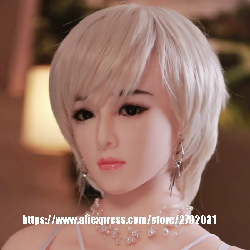 Настоящая женская голова для силиконовой секс куклы инструмент секса мужчин