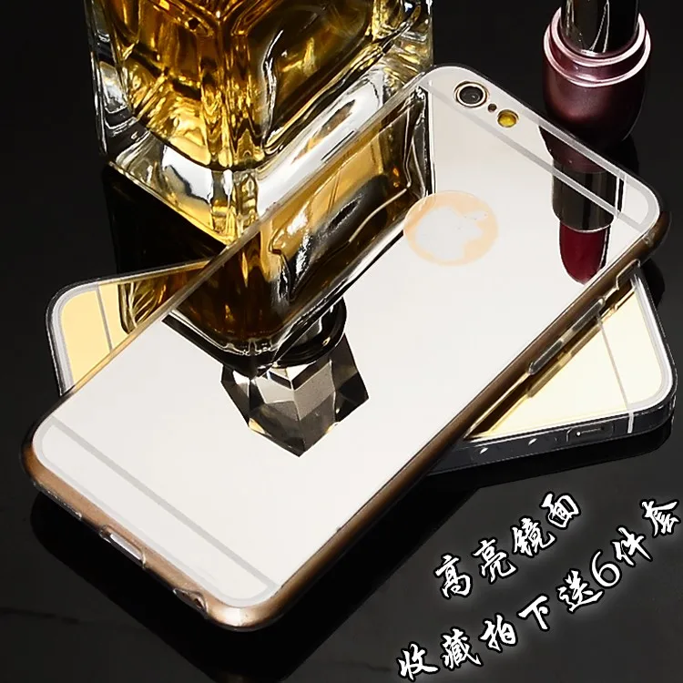 Зеркальный чехол для телефона для Apple iPhone 7 Plus роскошный модный чехол для iPhone X XS 8 6 5s 5 SE 4S 4 6 S Plus задняя крышка Coque Capa Shell