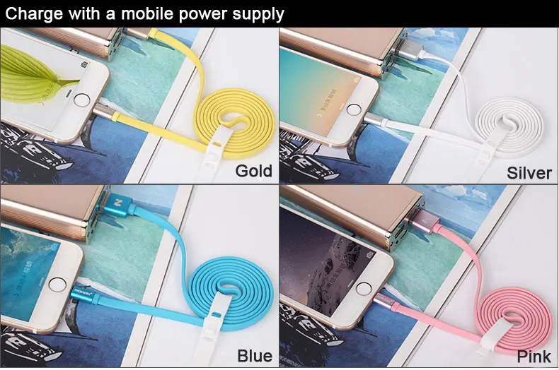 NOHON 8 Pin USB кабель для Apple iPhone 6 6S Plus 5 5S SE iPad 4 Air 2 USB кабель для быстрой зарядки и синхронизации данных