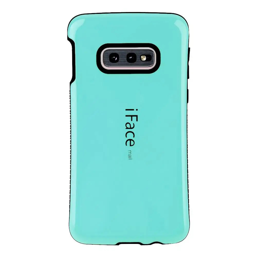 Небесно-голубой Iface mall для samsung Galaxy S10e чехол с защитой от ударов и воды в стиле Роскошный чехол для S10 Lite ТПУ жесткий защитный чехол Гибридный чехол-накладка корпус чехол для телефона - Цвет: Небесно-голубой