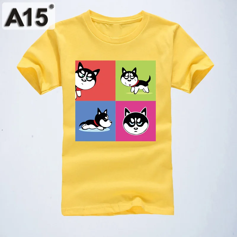 K4T1Yellow A15 больших размеров для мальчиков, футболка для детей, Изделие из хлопка с короткими рукавами, летняя одежда для подростков, топы, футболка для маленьких девочек, футболка на возраст 6, 8, 10, 12 лет до 14 лет - Цвет: K4T1Yellow