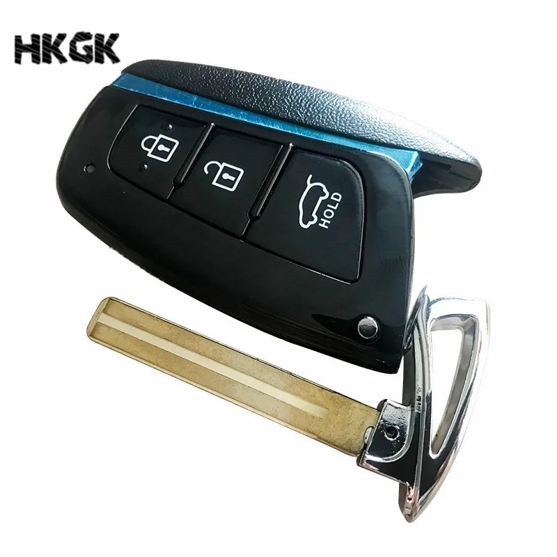 3 кнопки сменный Корпус Ключа подходит для Hyundai 2013 2015 Genesis Santa Fe Equus Azera пульт
