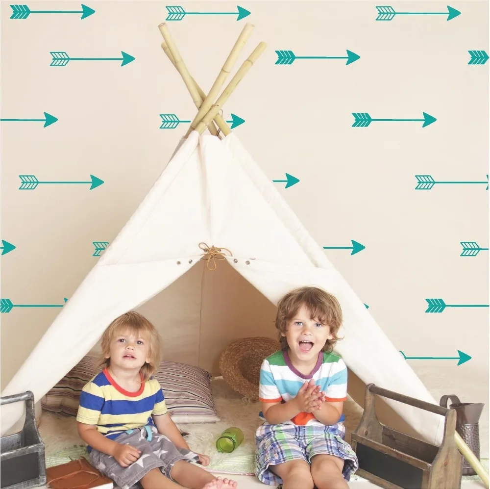 Набор из 27 стрелка наклейки племени стрела настенные виниловые фоны для детской