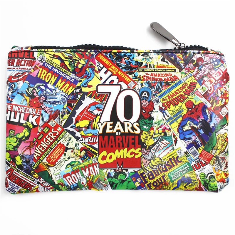Кошелек Marvel Movie 70 Anniversary с капитаном Америкой Железным человеком Суперменом