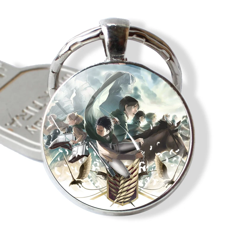 Брелок для ключей из аниме атака на Титанов|attack on titan keychain|keychain keyringkey holder |