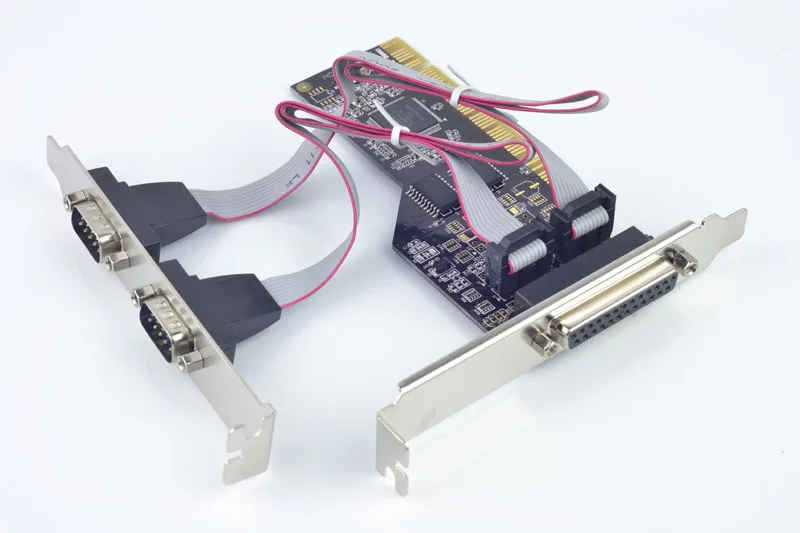 PCI to Dual Port Serial RS232 + IEEE1284 Parallel Expansion Card MCS9865 Chipset
