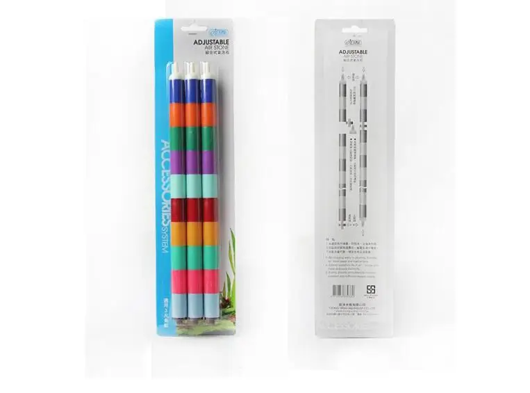 ISTA цветная пузырчатая полоса кислородный насос аксессуар для аквариума