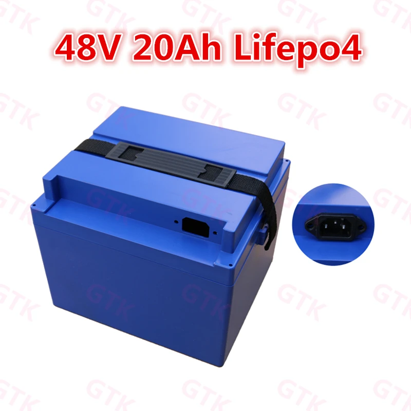 Аккумулятор GTK lifepo4 48 в 20 Ач чехол из АБС-пластика портативная энергия для скутера