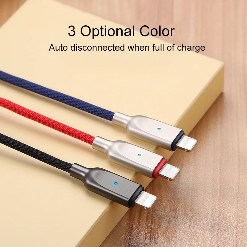 USAMS USB кабель для iPhone X Xs Max Mciro автоматическое отключение быстрой зарядки type C