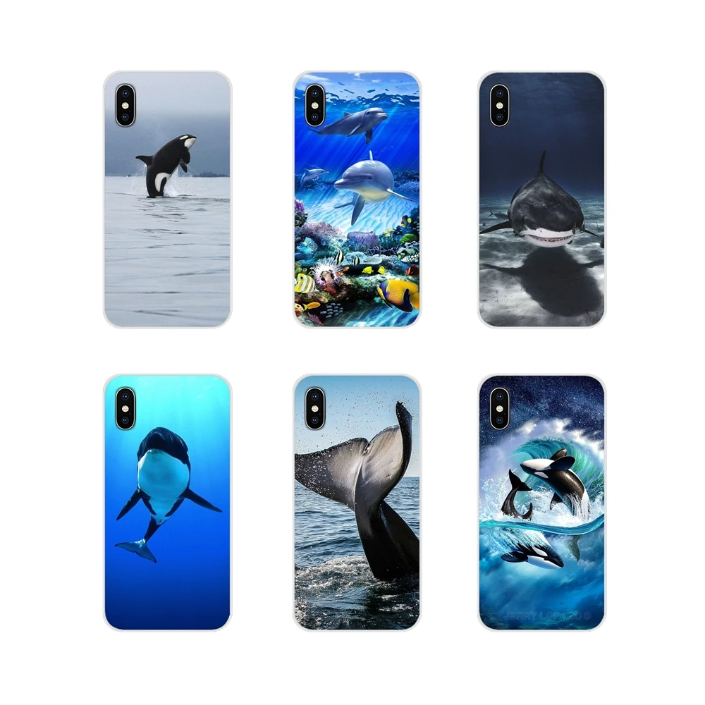 Чехол из ТПУ для Xiaomi Redmi Note 6A MI8 Pro S2 A2 Lite Se MIx 1 Max 2 3 Oneplus 6T Killer Whale Orca случайное