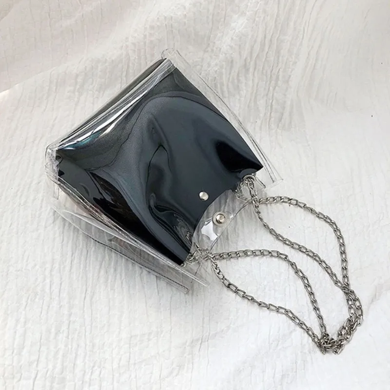 Новая женская сумка мессенджер на плечо прозрачная пляжная для женщин маленькая