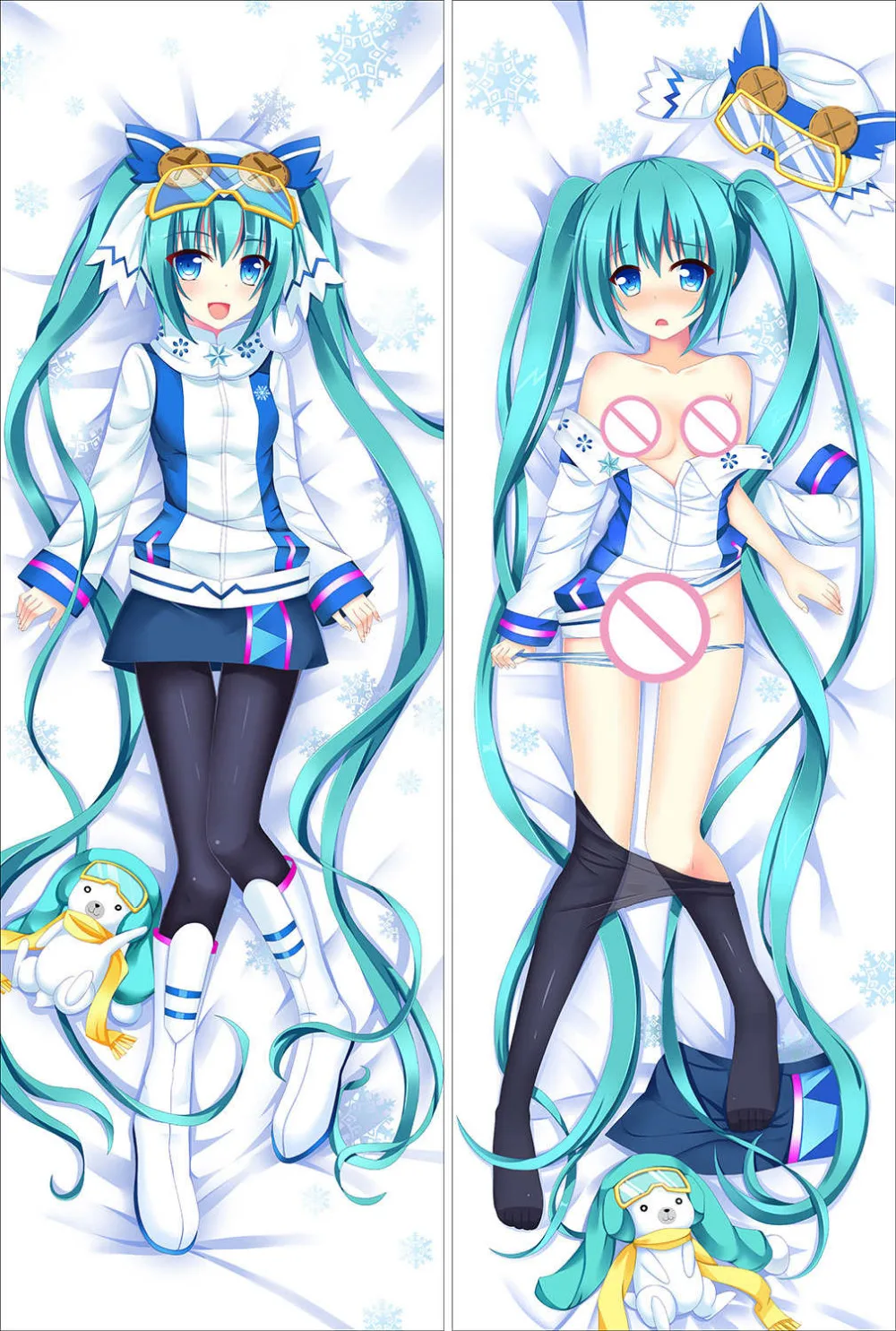 Обновление Криптон популярная музыка девушка Мику серия аниме персонажи VOCALOID IA& kagamine rin len наволочка для тела