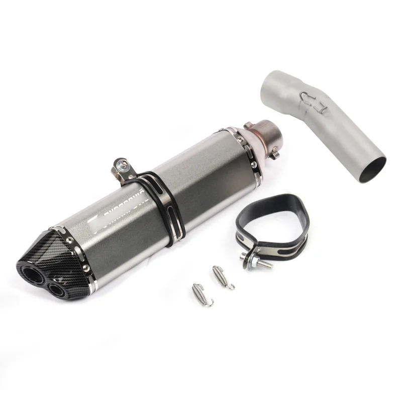 Motorcycle Exhaust System Tip Silencer Muffler Tail Pipe Link Connect Tube for BMW F650GS F700GS F800GS F800R | Автомобили и
