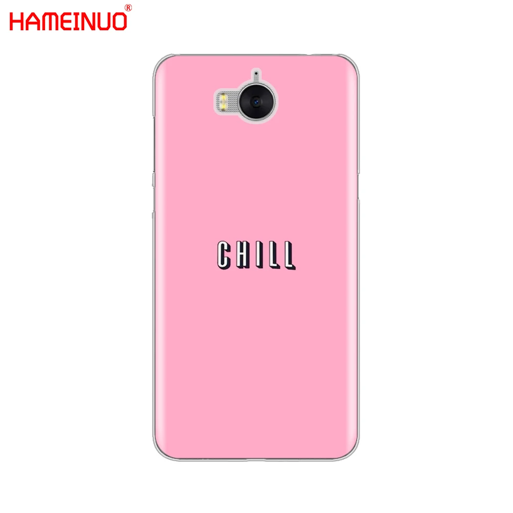 HAMEINUO простой розовый девушка печать сотовый телефон чехол для huawei honor 3C 4X 4C 5C 5X 6 7 Y3