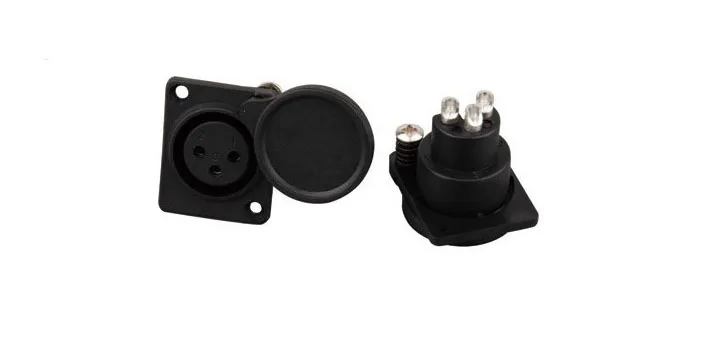 

20 шт. х Водонепроницаемая 3-контактная панельная розетка XLR для зарядного устройства, микрофона, микрофона