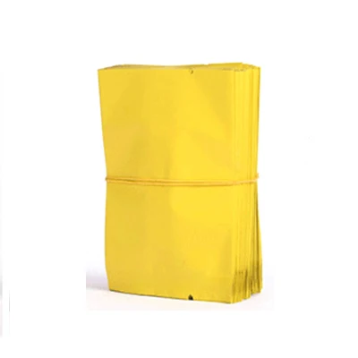 Yellow Tea Bags 9,5x6 см(3.7x2.4in) для индивидуального чаепития Упаковочные пакеты из алюминиевой фольги тепловой герметик небольшой открытый верх посылка сумка мешок 100 шт./лот - Цвет: Yellow Tea Bags