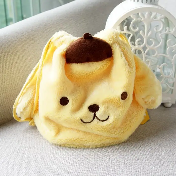 1 шт. милые my melody cinnamoroll плюшевые сумки с вышивкой и кулиской косметички детские