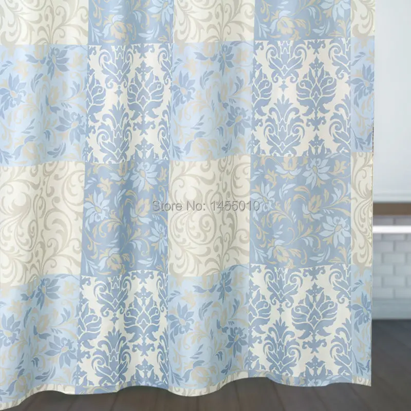 Happy Tree Fabric Polyester Rome Pattern Baroque Waterproof Shower Curtain Thicken Bathroom Classical Bath Curtain. | Дом и сад