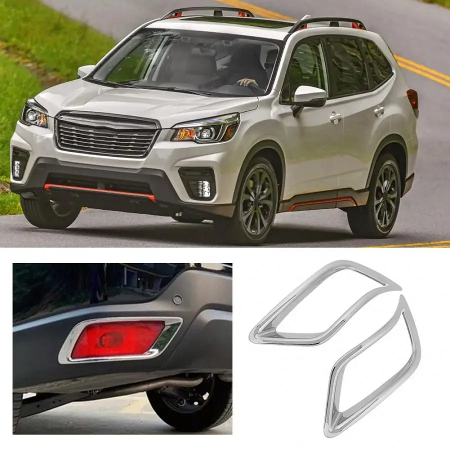 2 шт. ABS задний противотуманный фонарь Крышка лампы Накладка подходит для Subaru Forester