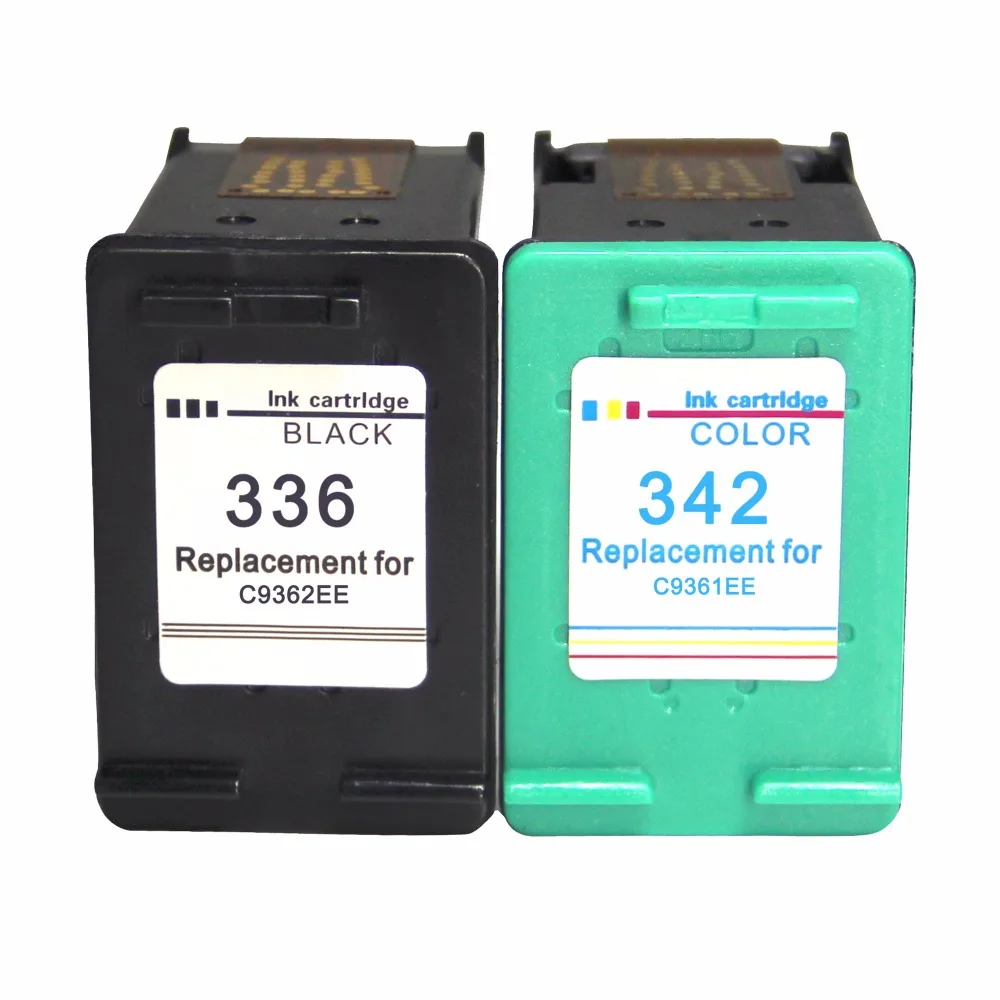 Ветеран чернильный картридж 336 342 Замена для hp 336 hp 342 hp Deskjet 5440 PSC1510 Photosmart 1500 C3100 C3180 D5420 6310 принтер