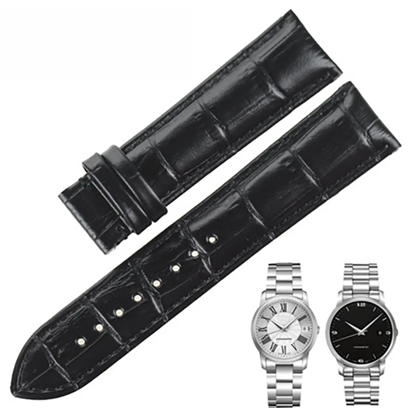 Ремешок ISUNZUN 20 мм для часов Mido Baroncelli M010 ремешок из натуральной кожи MIDO M010408A черный