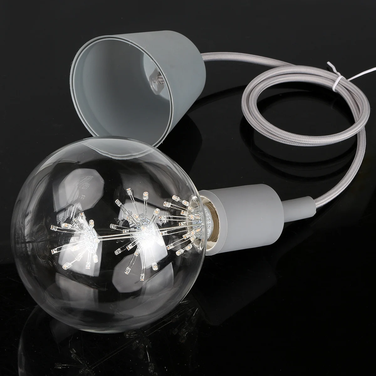 Ретро LED E27 3 Вт 220 В Светодиодная лампа Эдисона теплая желтая винтажная COB