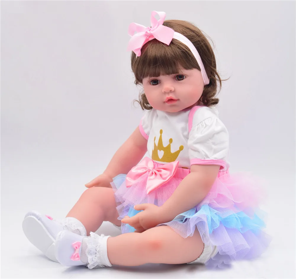 60 см куклы Reborn Babies 3/4 силиконовые руки и ноги мягкие boneca детские игрушки для