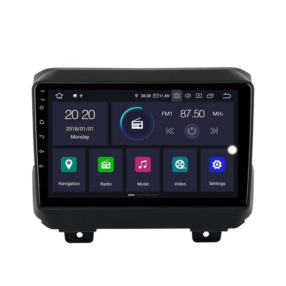 KOOCAVS 9 &quotIPS Android 0 Автомобильный GPS радио плеер для Jeep Wrangler 2018 с 4 Гб + 64 ГБ стерео