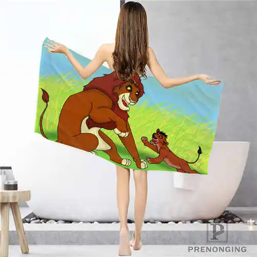 На заказ Simba-Lion-King(1) тряпка для ванной комнаты полотенце s полотенце для лица/банное полотенце для душа Размер s 33x74 см/72x143 см#18-12-16-01-31