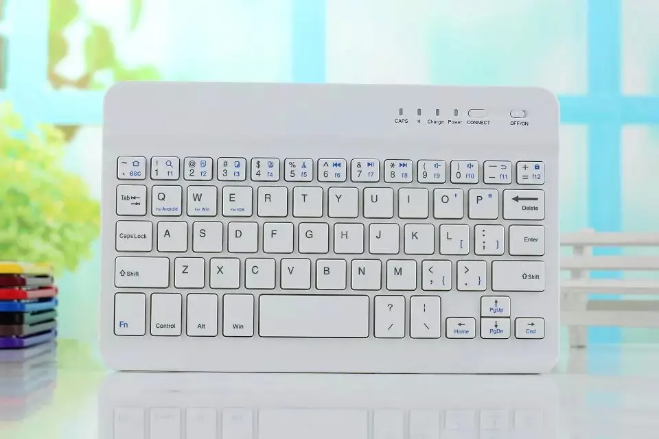 Беспроводная Bluetooth клавиатура+ Чехол-книжка из искусственной кожи для iPad Pro 97//Air 2 Беспроводная Bluetooth клавиатура плоская Мобильная Ph