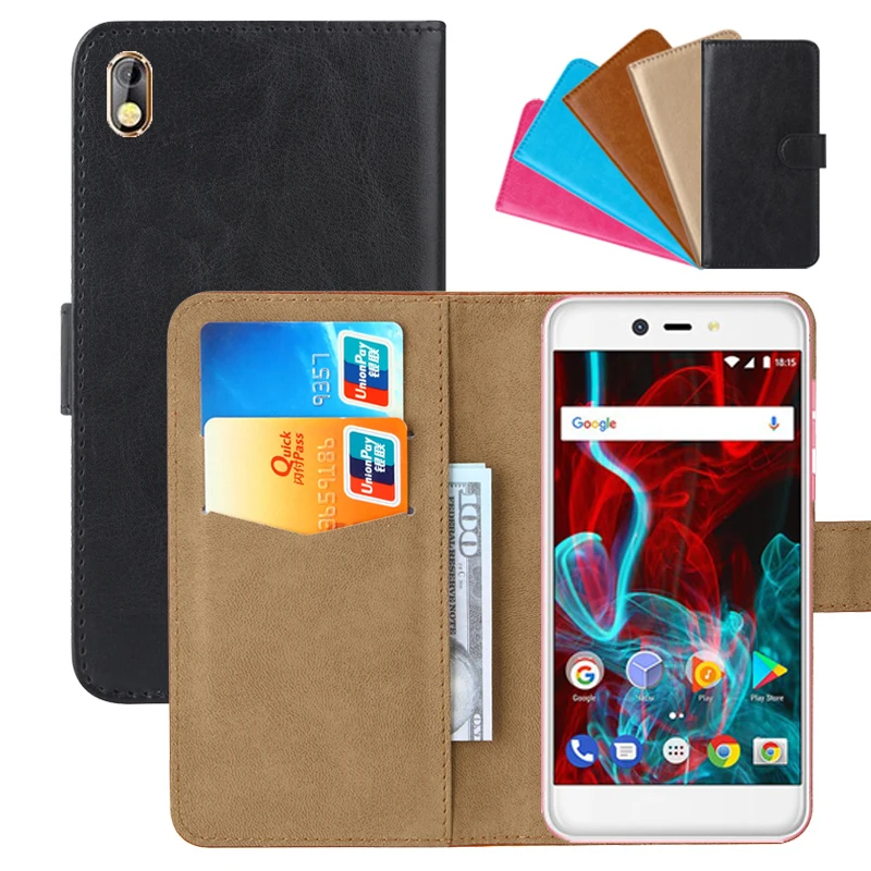 

Luxury Wallet Case For BQ BQ-5211 Strike PU Leather Retro Flip Cover Magnetic Fashion Cases Strap