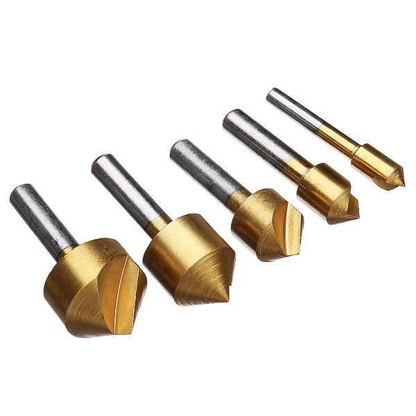 

Mini Drill Tool Tools Herramientas Ferramentas 3 Sets/lot _ 5 Pcs Metric Single Flute Countersink Drill Chamfering Cutter Bit
