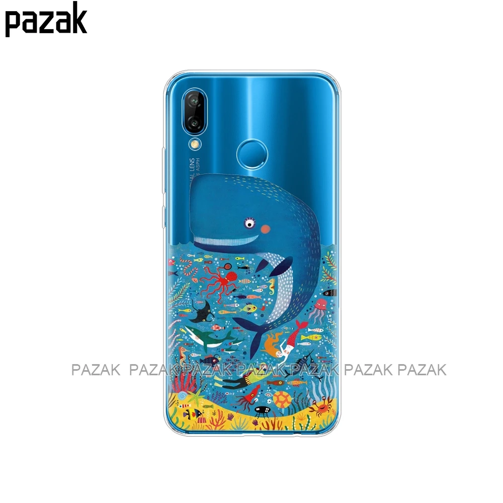 Силиконовый чехол для huawei Nova 3 3i 3e мягкий из ТПУ задняя крышка телефона Nova3 nova3i INE-LX2