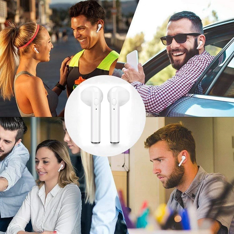 Мини i7s TWS спортивные Bluetooth наушники беспроводные наушники-вкладыши с микрофоном fone de ouvido для телефона Xiaomi bluetooth-гарнитура
