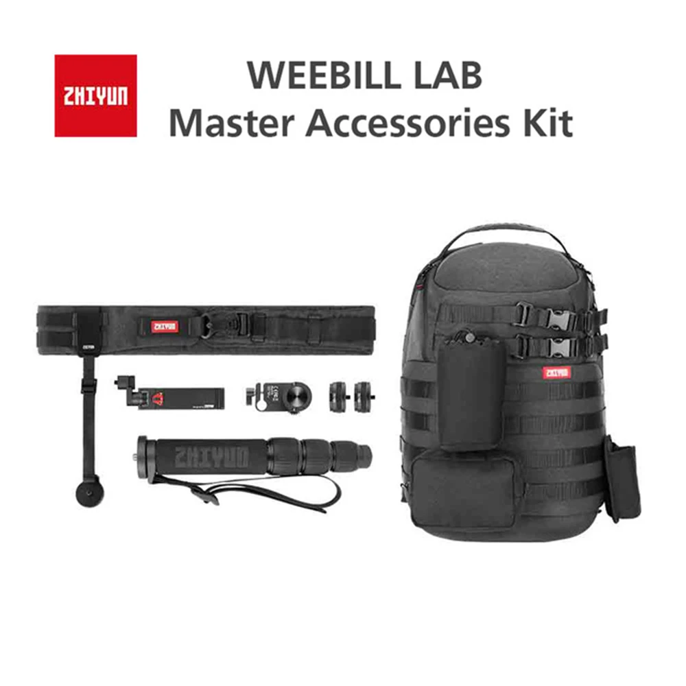 Набор аксессуаров Zhiyun WEEBILL LAB Master включает многофункциональную сумку / контроллер фокусировки /Комплект быстрой настройки/ремень камеры и т....