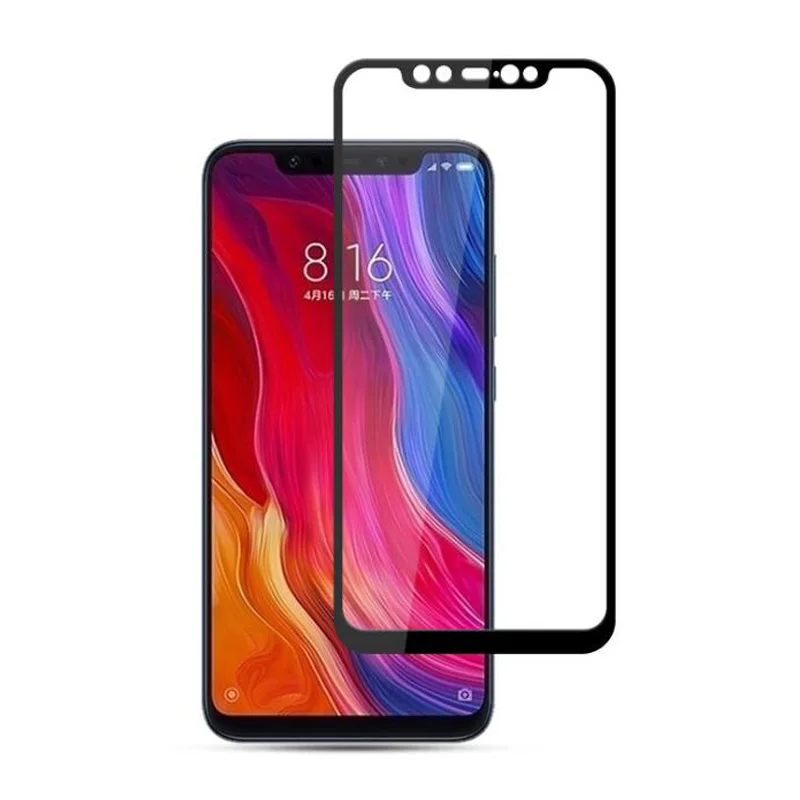 Защитное стекло для Xiaomi mi8 закаленное с полным покрытием | Мобильные телефоны и