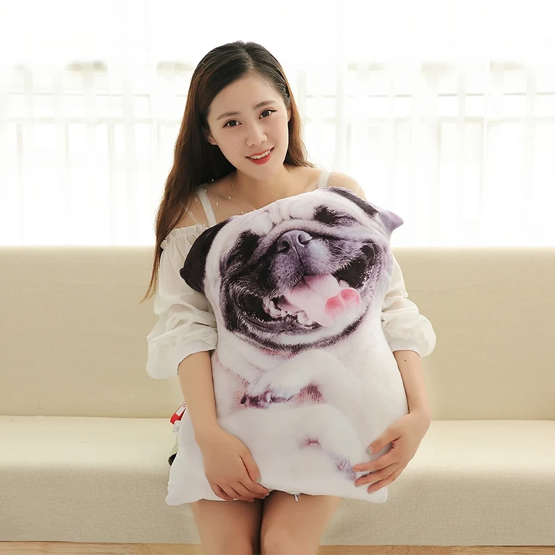 

Candice guo! super cute plush toy 3D husky SharPei wolf dog spotty dog soft stuffed cushion pillow birthday Christmas gift 1pc
