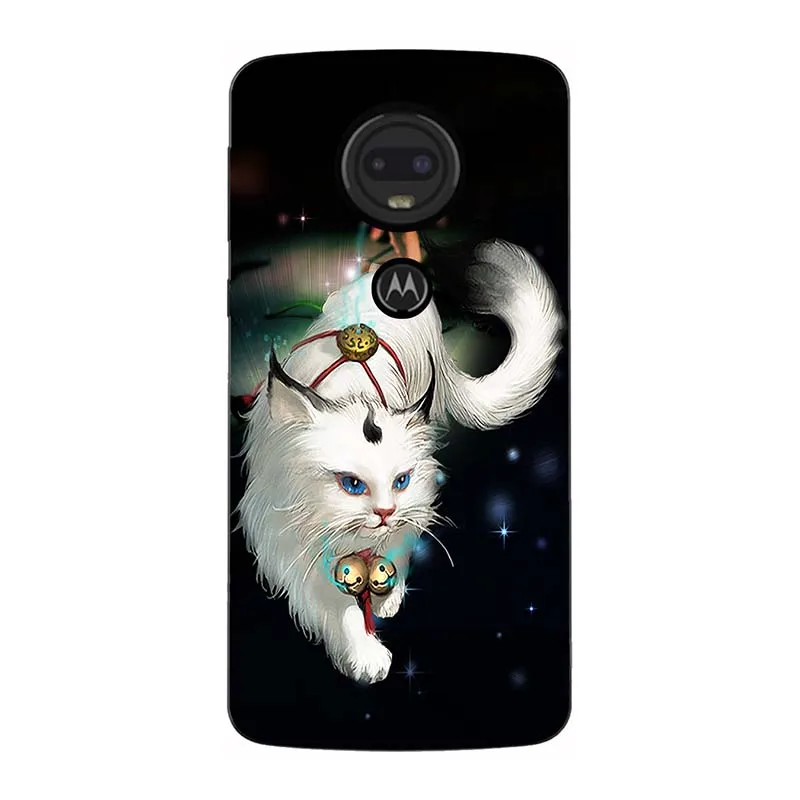 Модные чехлы для телефонов Motorola Moto G7 G 7 чехол задняя крышка мягкие силиконовые из