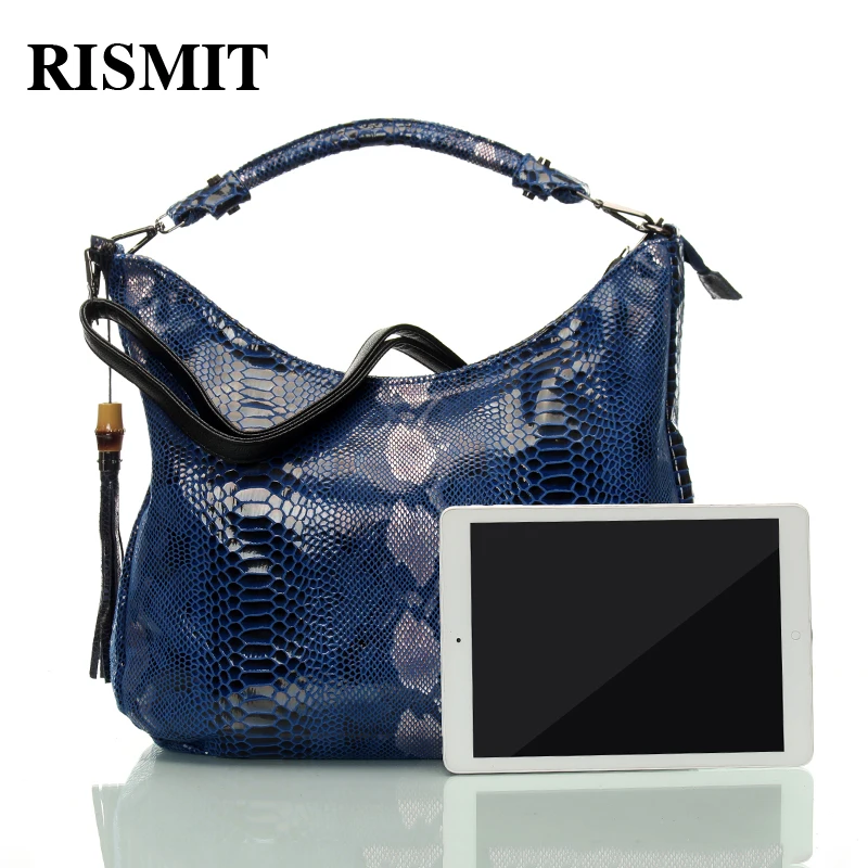 Rismit 2017 Вместительная женская сумка по питона экокожа BO56|bag ladies|brand tote bagtote bag |